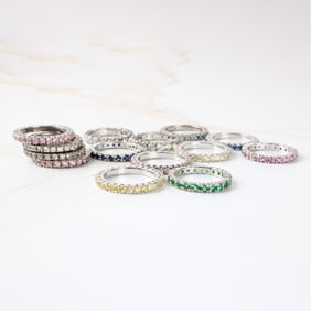 Sterling Silver CZ Rings