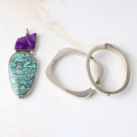 Sterling Silver Bracelets-Pendant