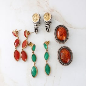 Vintage Sterling Silver Earrings