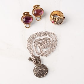 Amethyst and Sterling Silver Jewelry