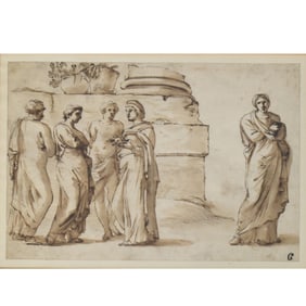 Attrib. Pier Francesco Mola, It. (1612-1666)