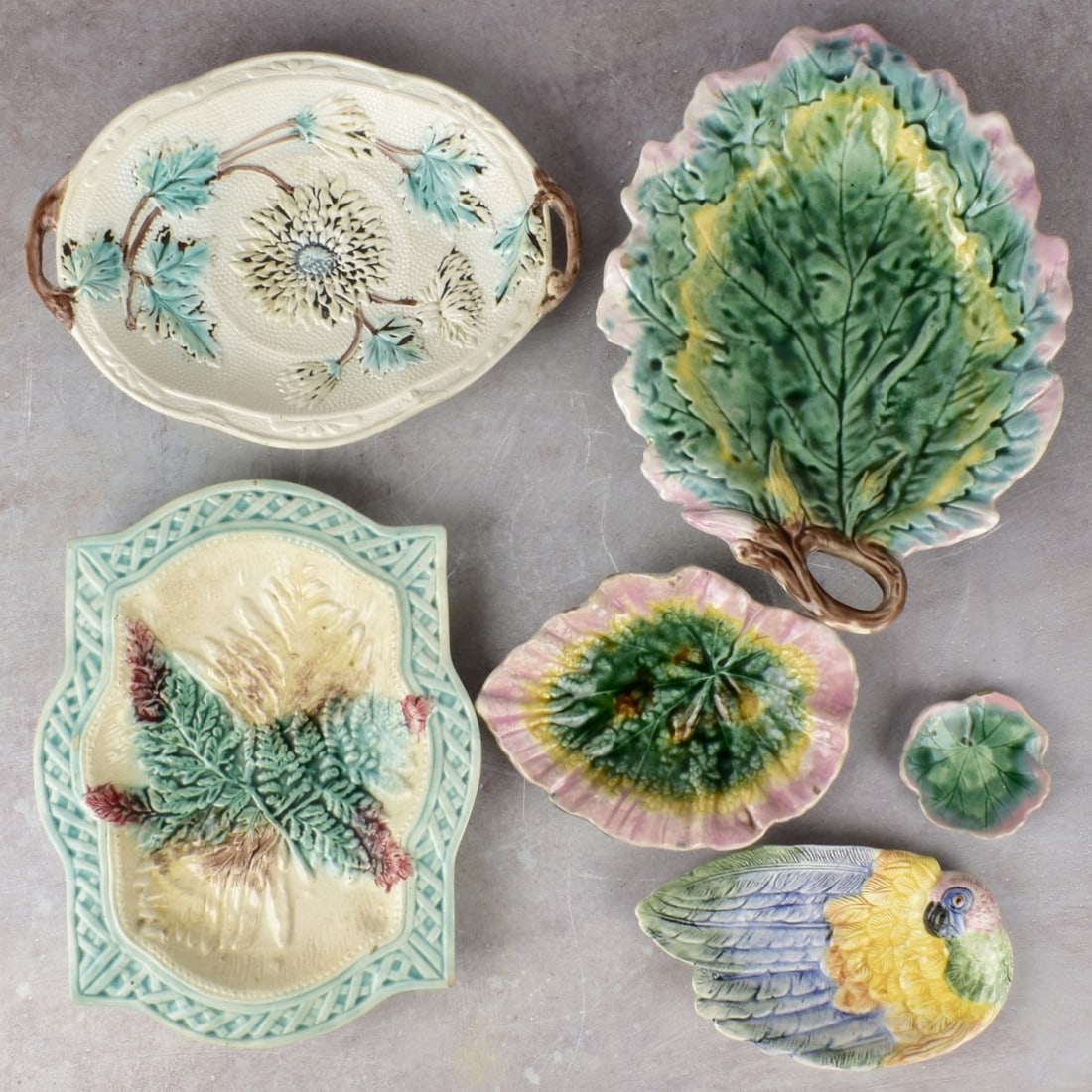 Collection of Antique Majolica (1 of 9)