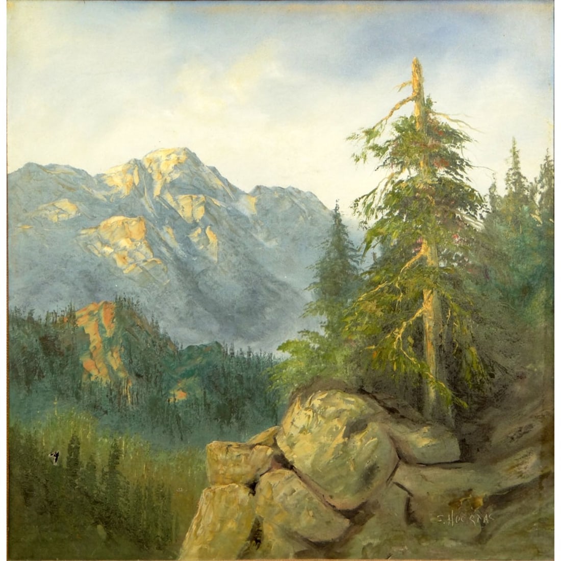 Segundo (Aguair) Huertas Argentine (1923-2010) O/C (1 of 6)