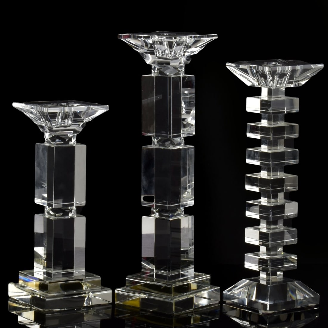 Crystal Geometric Candlesticks (1 of 8)
