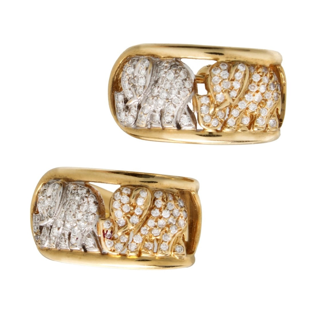 Diamond and 18K Earrings (1 of 2)