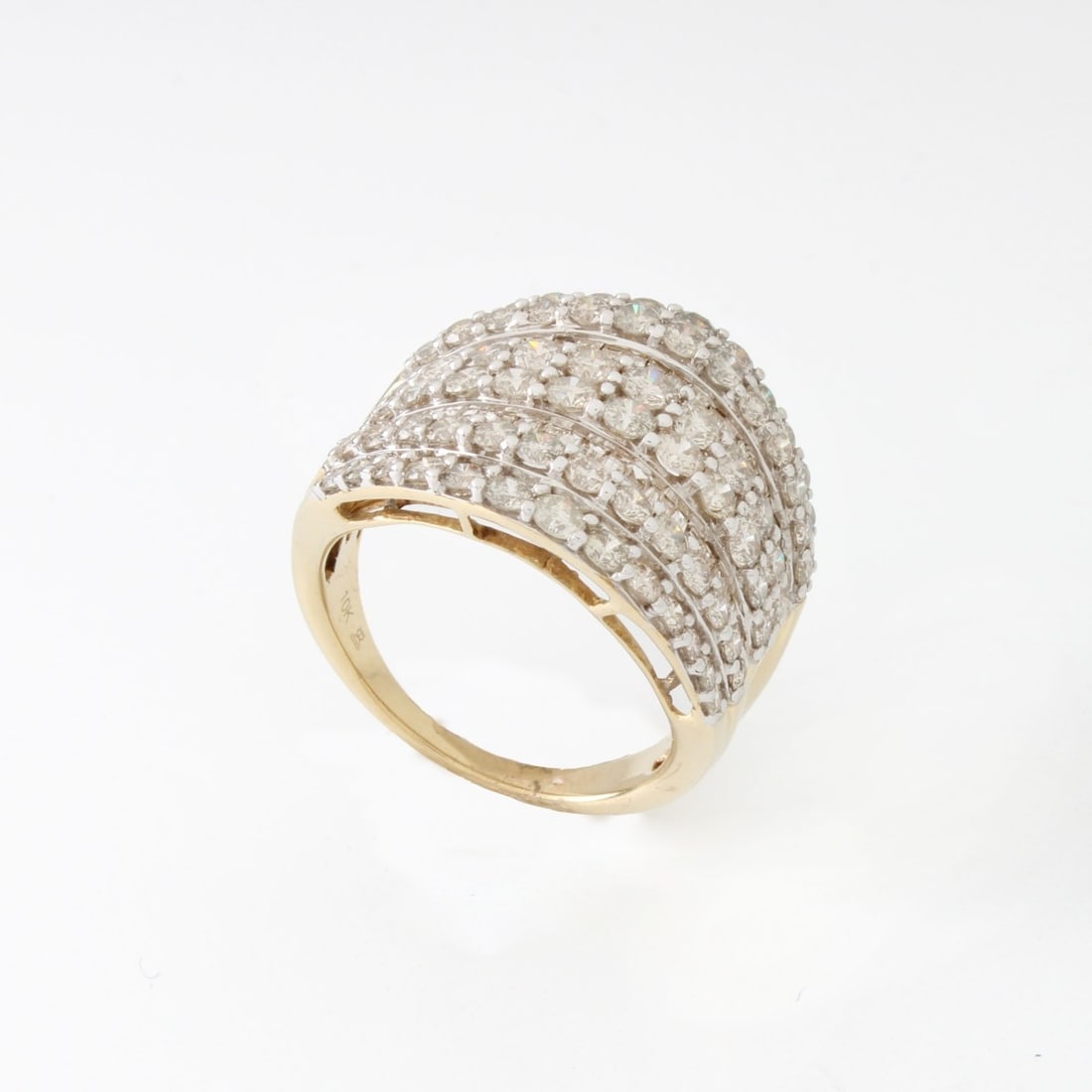 Diamond and 10K Ring - 2