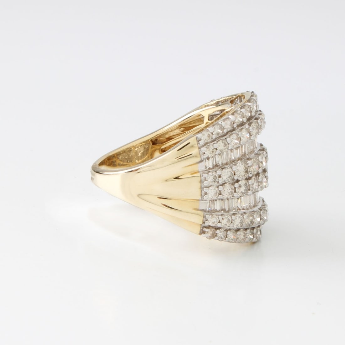 Diamond and 10K Ring - 5