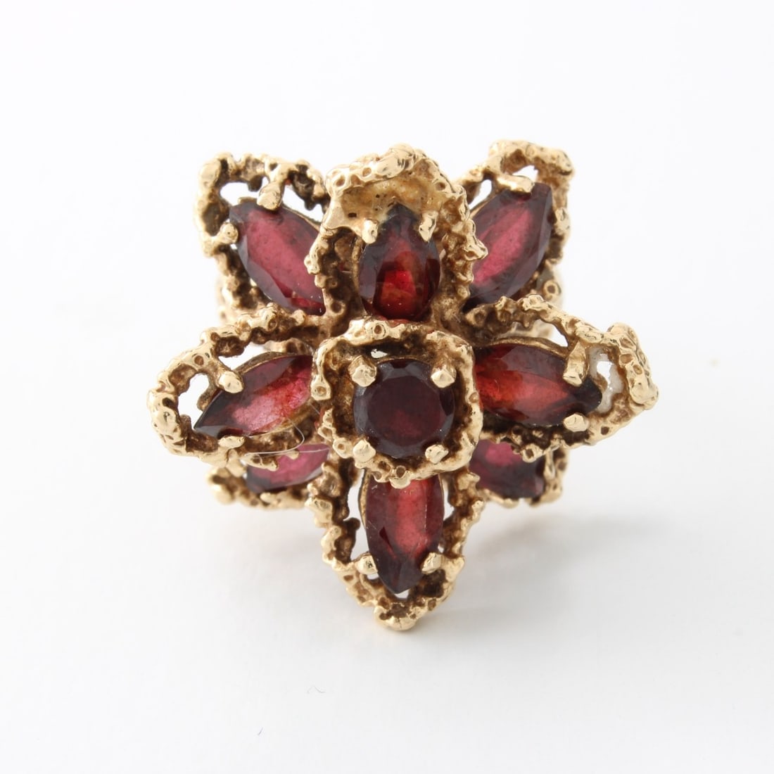 Garnet and 14K Ring - 2