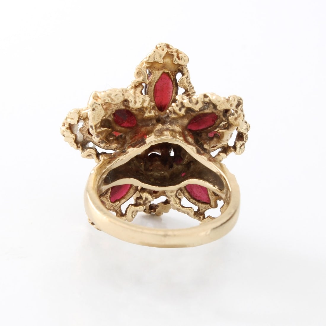 Garnet and 14K Ring - 4