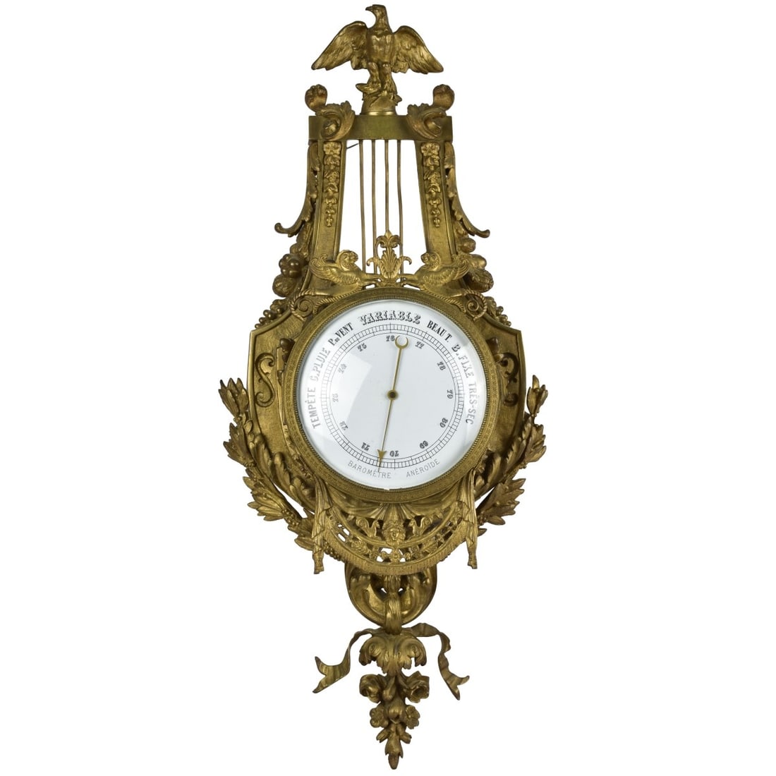 19th Century French Empire Style Barometer (1 of 6)