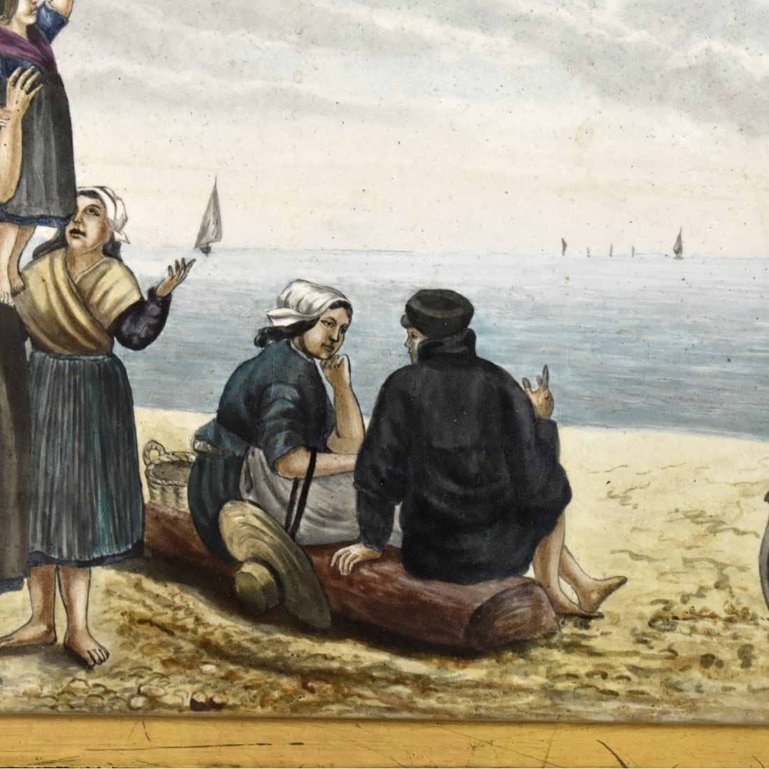 Painted Terra Cotta Tile - 5