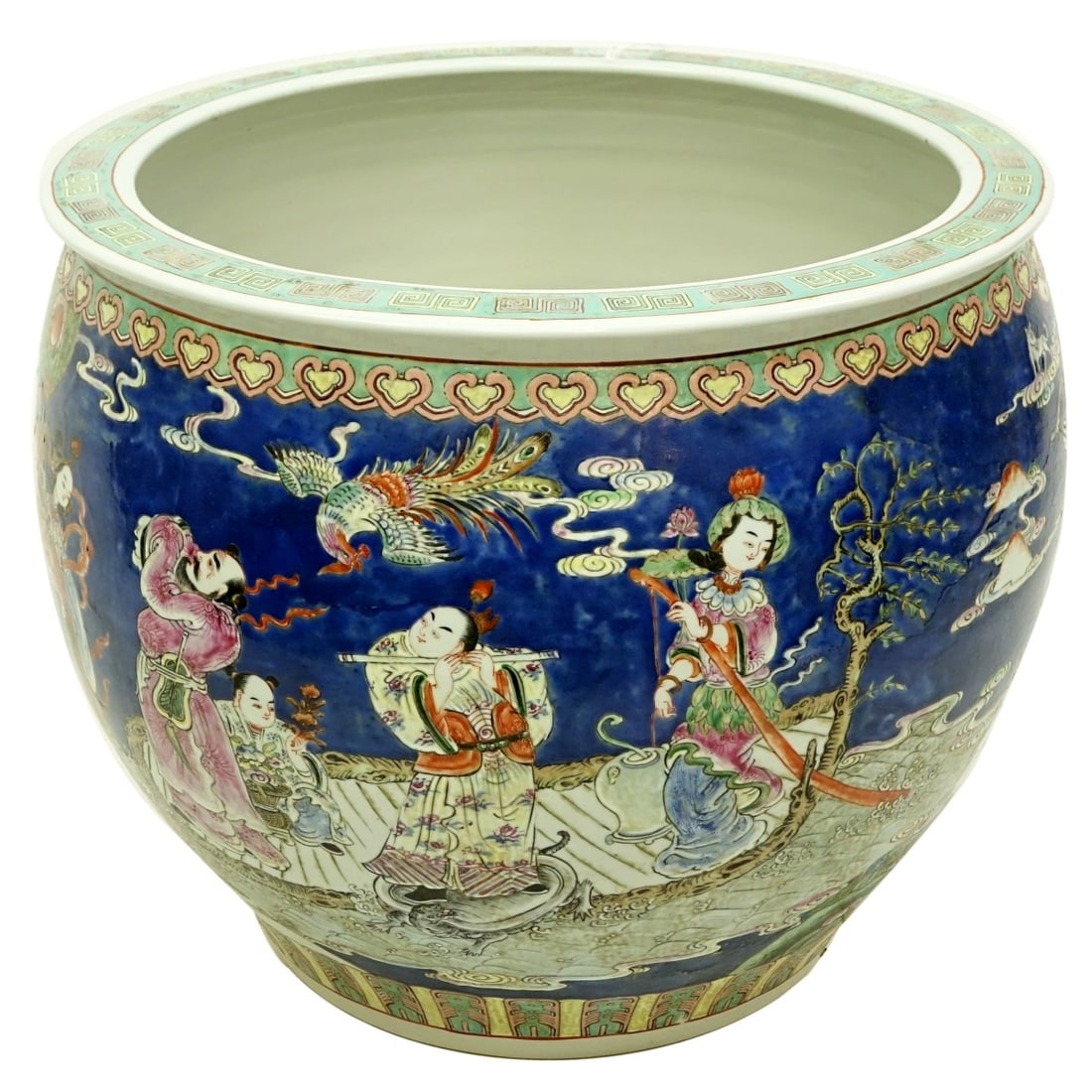 Lg 20C Chinese Porcelain Fish Bowl (1 of 6)