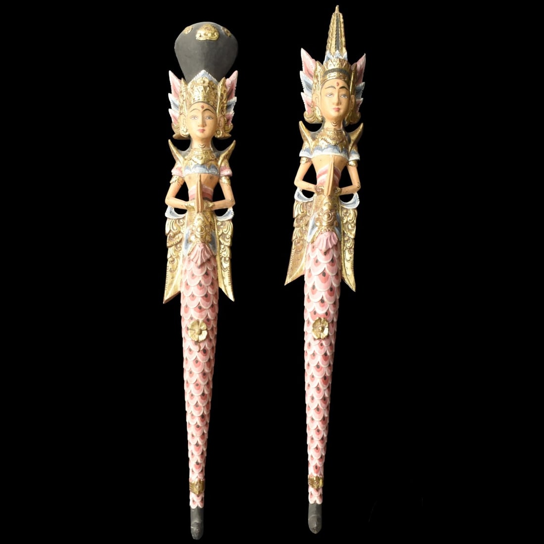 Balinese Carved and Painted Figures (1 of 5)