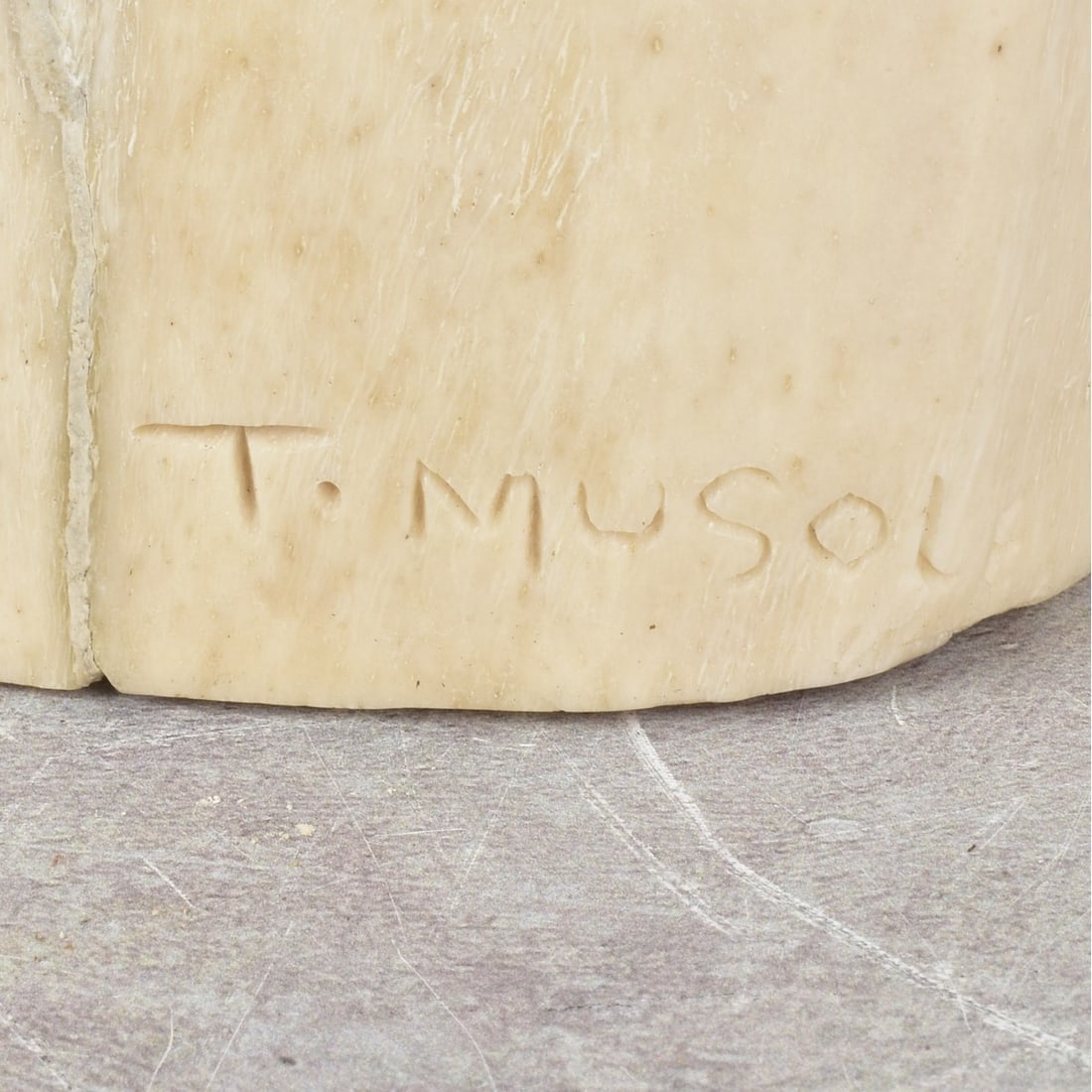 Exceptionally Large Carved Bone Figure - 6