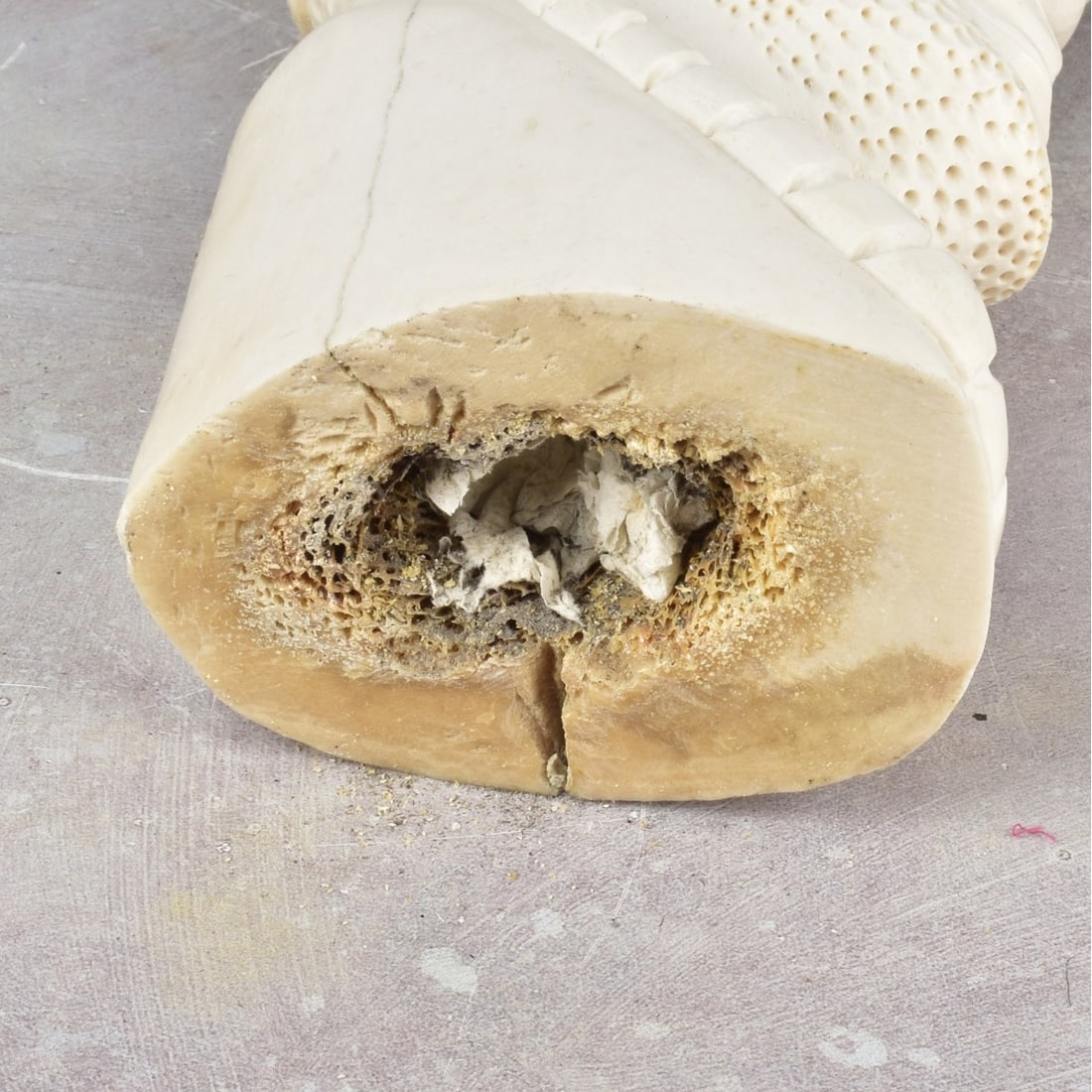 Exceptionally Large Carved Bone Figure - 9