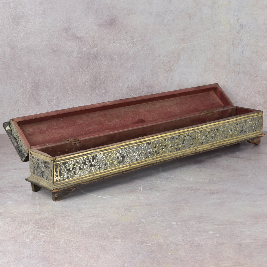 Antique Indian Rectangular Storage Box - 2