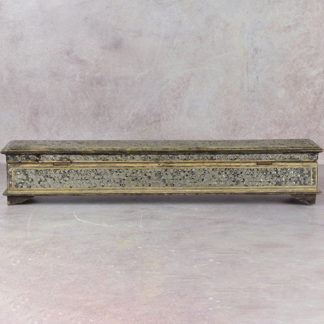 Antique Indian Rectangular Storage Box - 3