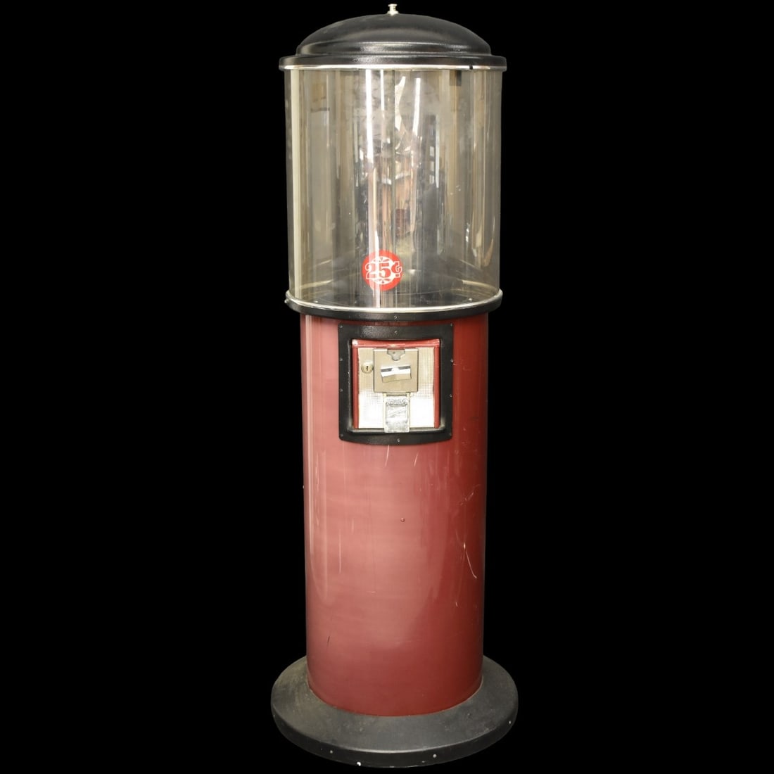 Northwest Vending Machine: Vintage Northwest .25 Vending Machine. Measures 60" high, 18" diameter. Kodner Galleries offers phone and absentee bidding at a low, flat 21% buyer’s premium without surcharge or hidden fees. For