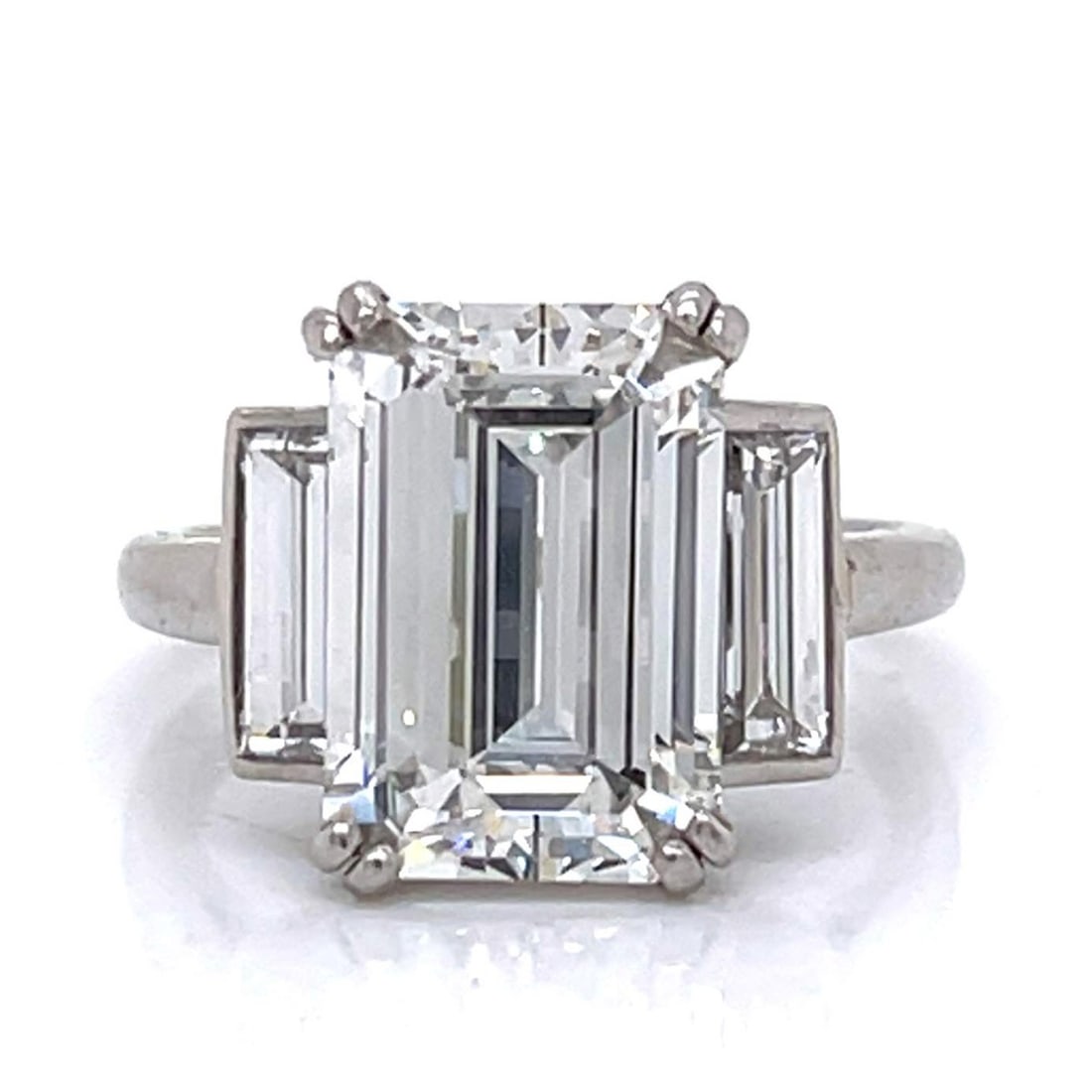 Deco GIA Diamond and Platinum Ring (1 of 4)