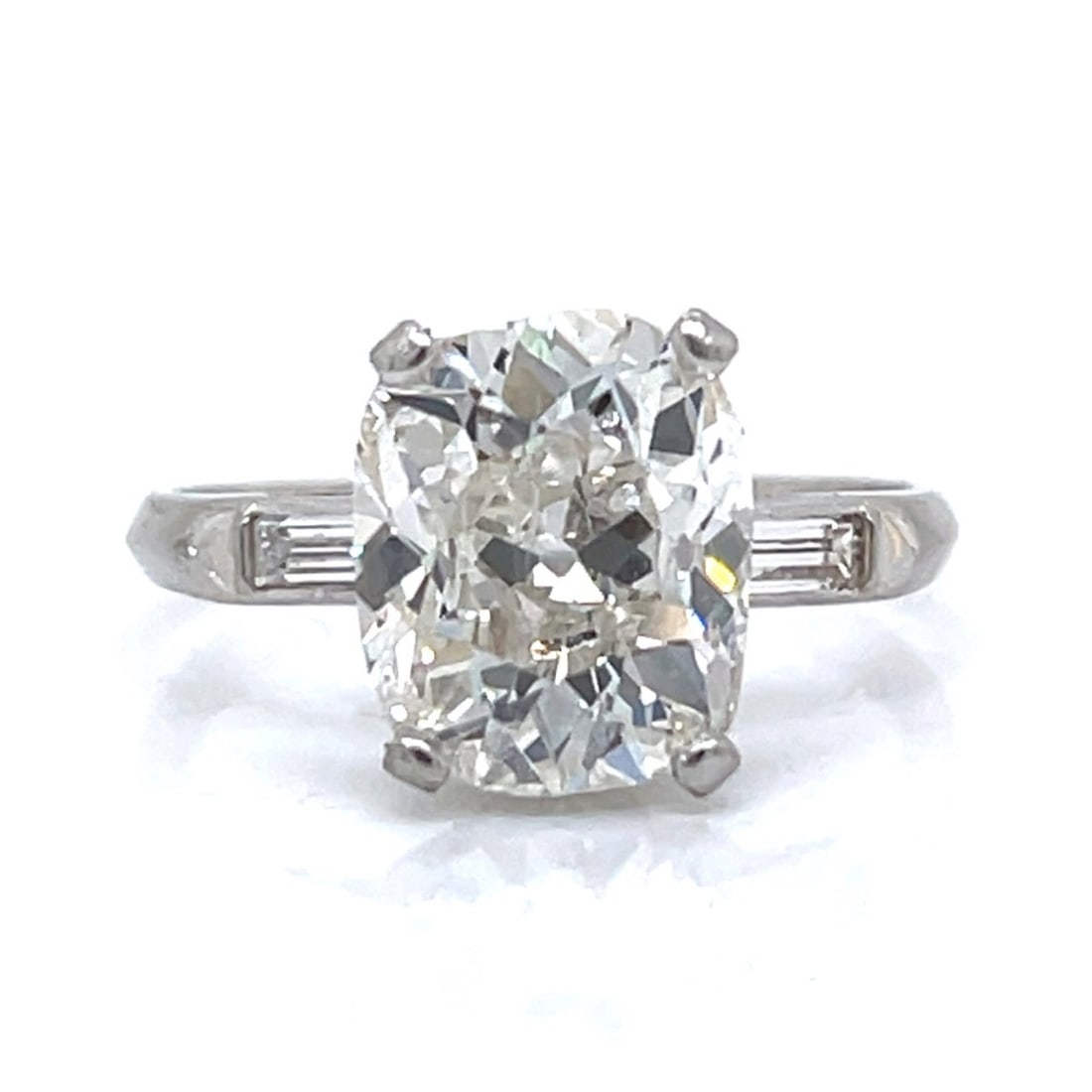 Deco Diamond and Platinum Ring (1 of 3)