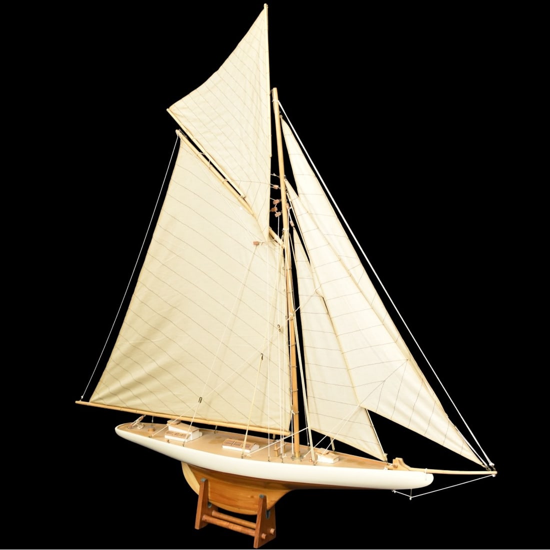 Fully Rigged Sailboat Model - 2