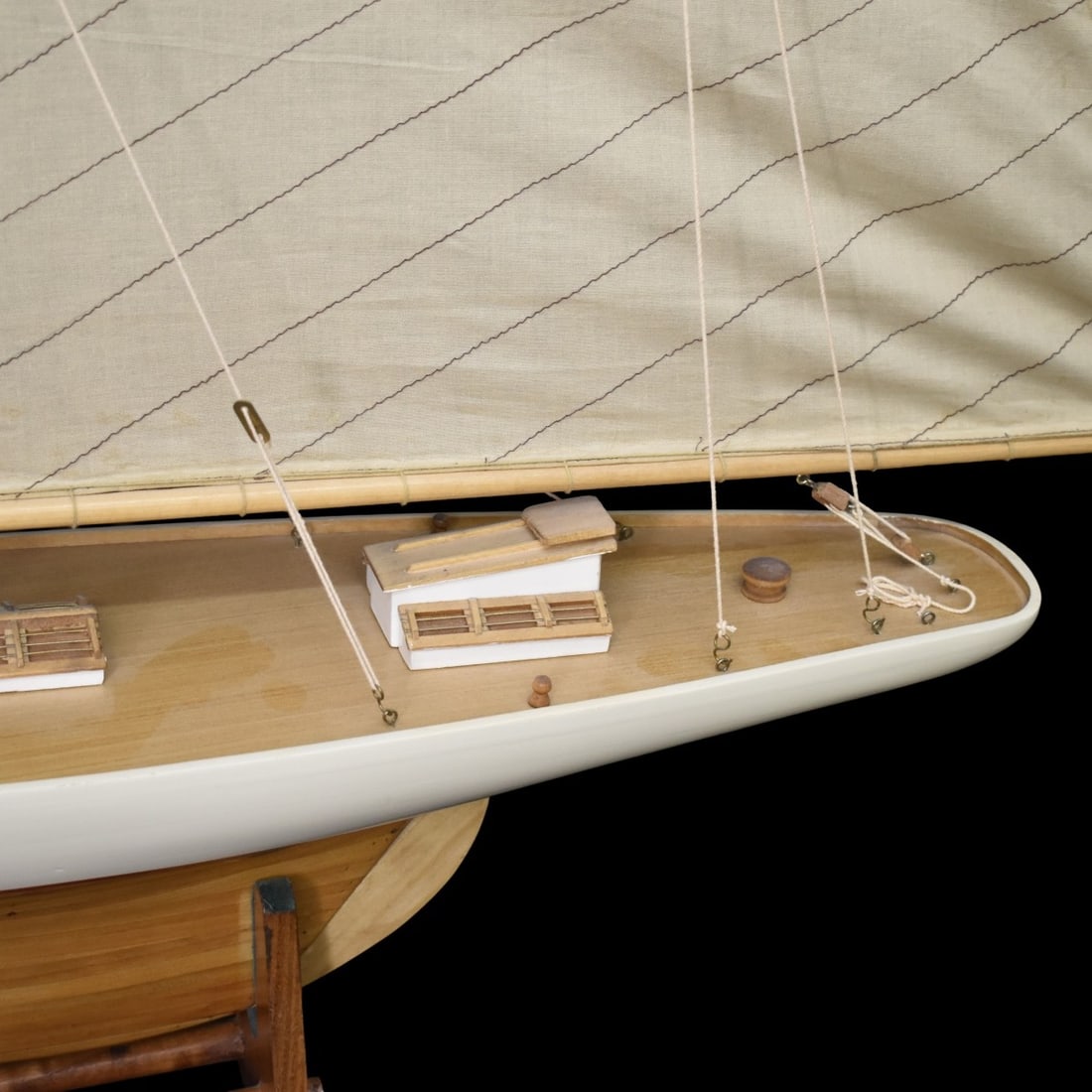 Fully Rigged Sailboat Model - 4