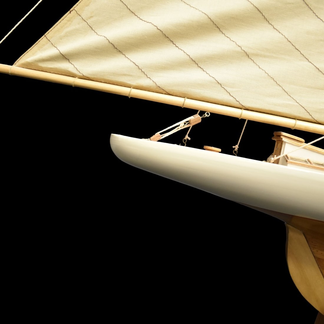 Fully Rigged Sailboat Model - 8