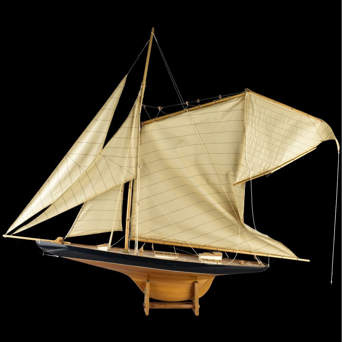 Fully Rigged Sailboat Model - 2