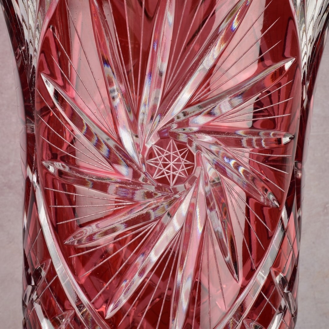 Large Czech Bohemian Vases - 2