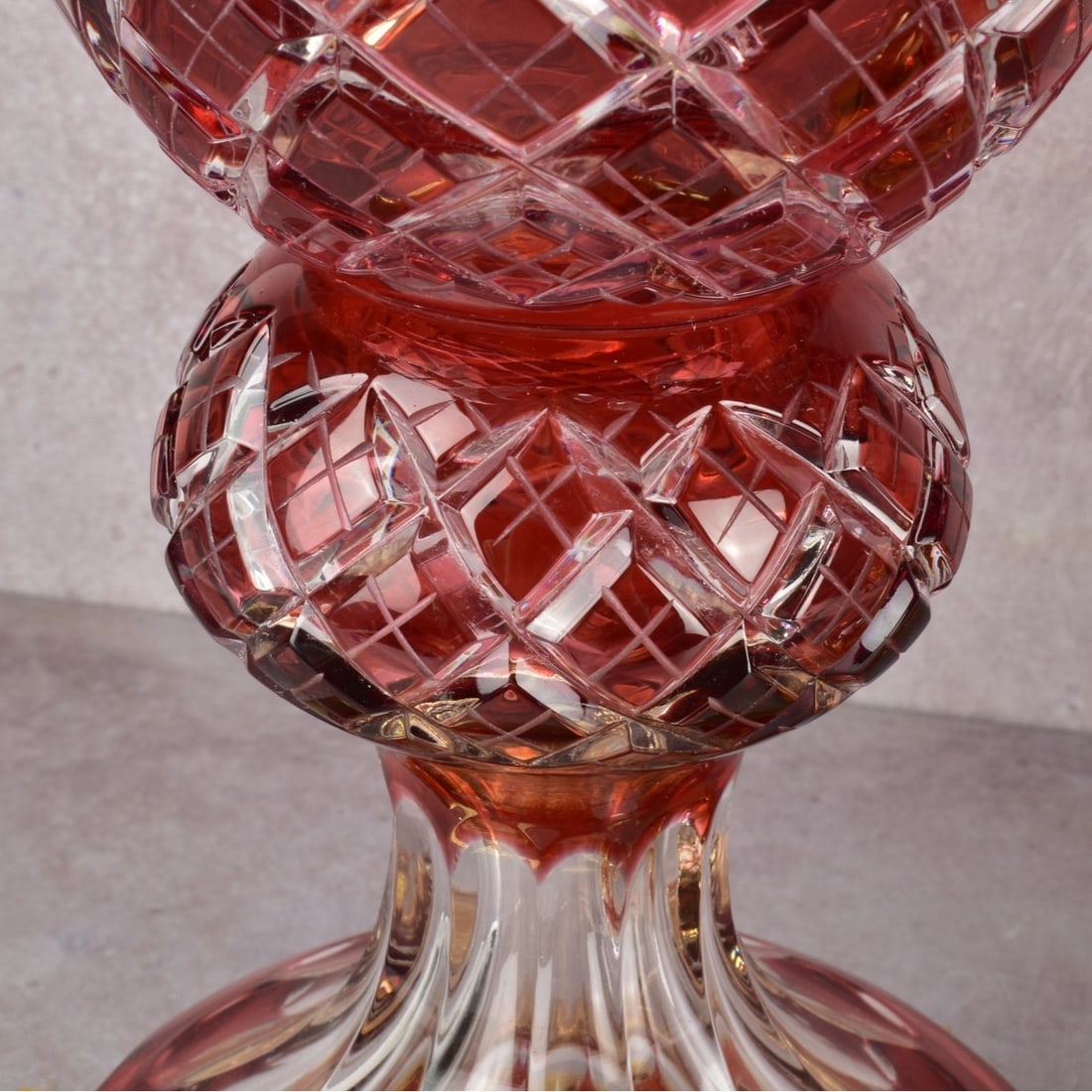 Large Czech Bohemian Vases - 3