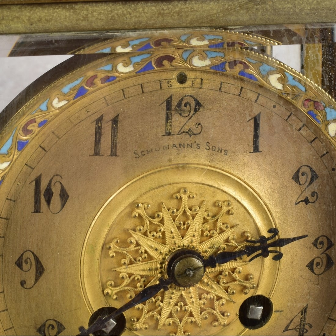 French Samuel Marti Mantle Clock. - 5