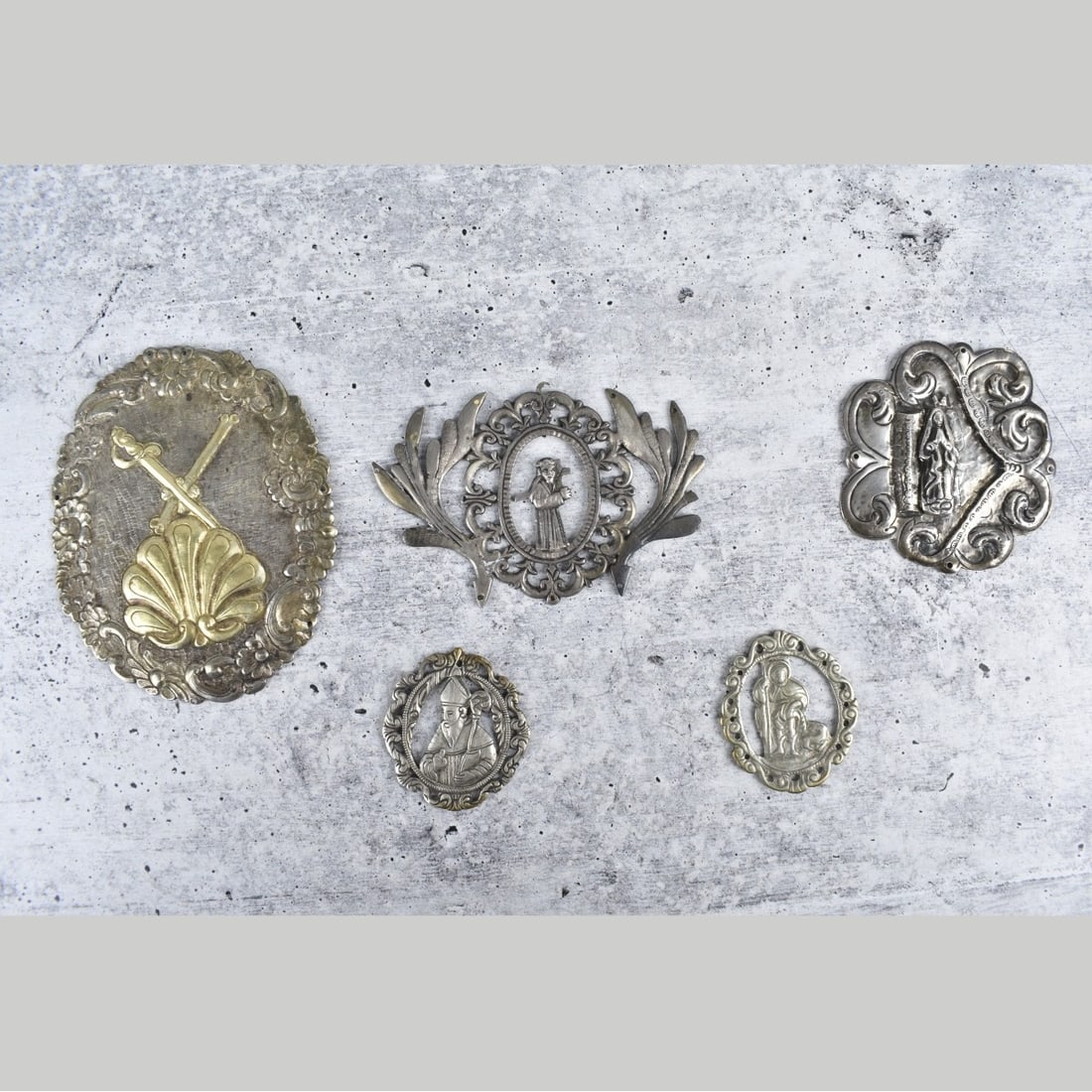 Spanish Colonial Silver Medallions (1 of 3)
