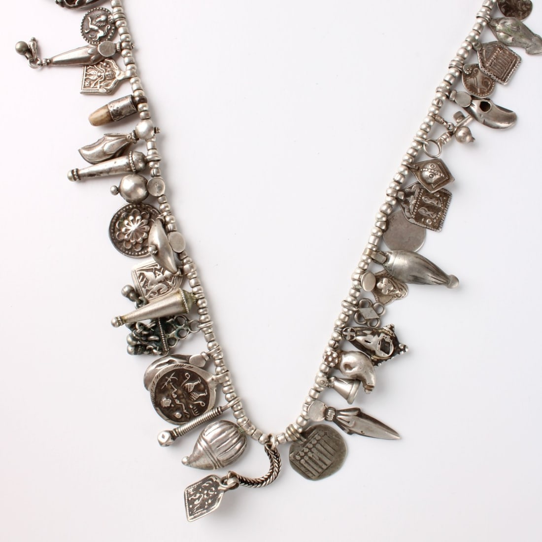 Silver Charm Necklace - 2