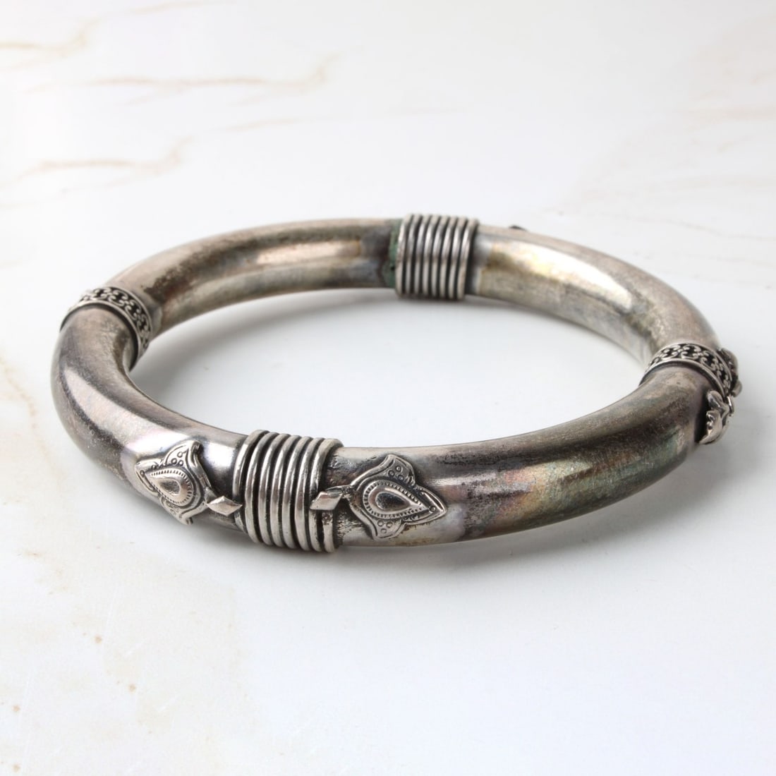 Chinese Sterling Silver Bracelet (1 of 3)