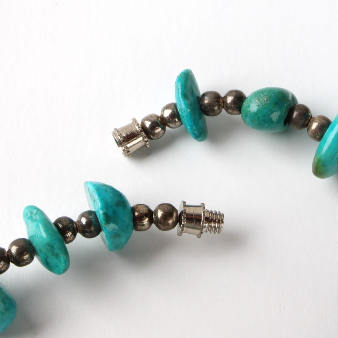 Turquoise and Silver Necklace - 4