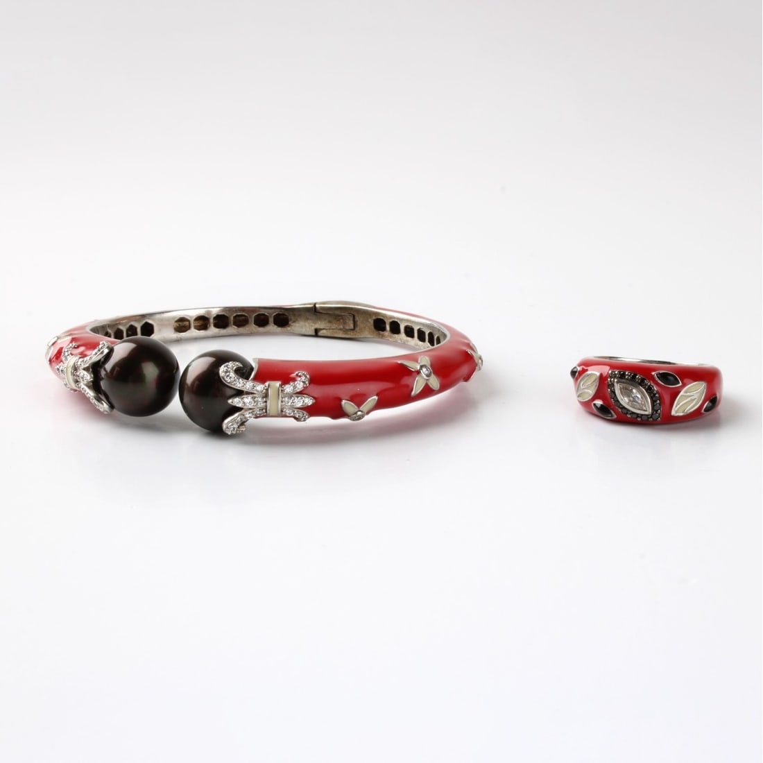 Sterling Silver Bracelet and Ring - 2