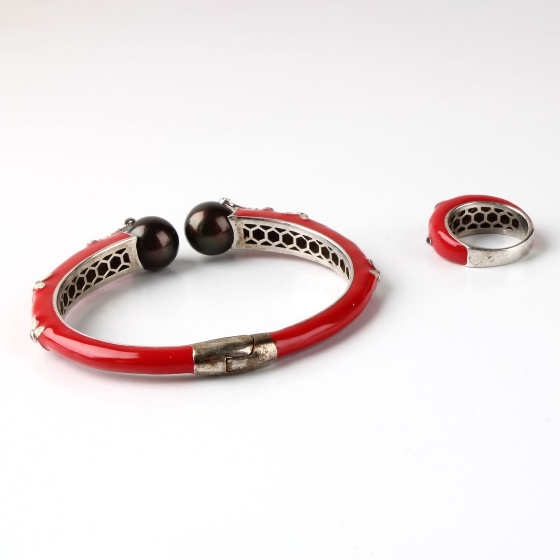 Sterling Silver Bracelet and Ring - 3