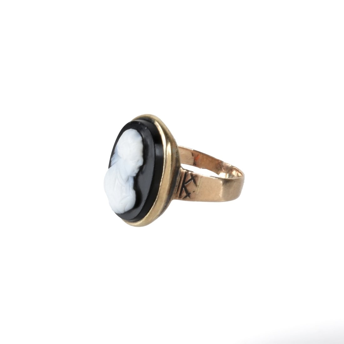 Cameo and 10K Ring - 2