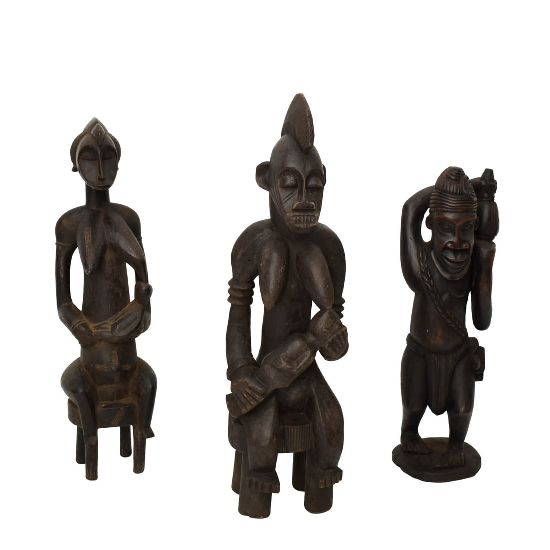 Vintage African Carved Wood Maternity Figures (1 of 3)