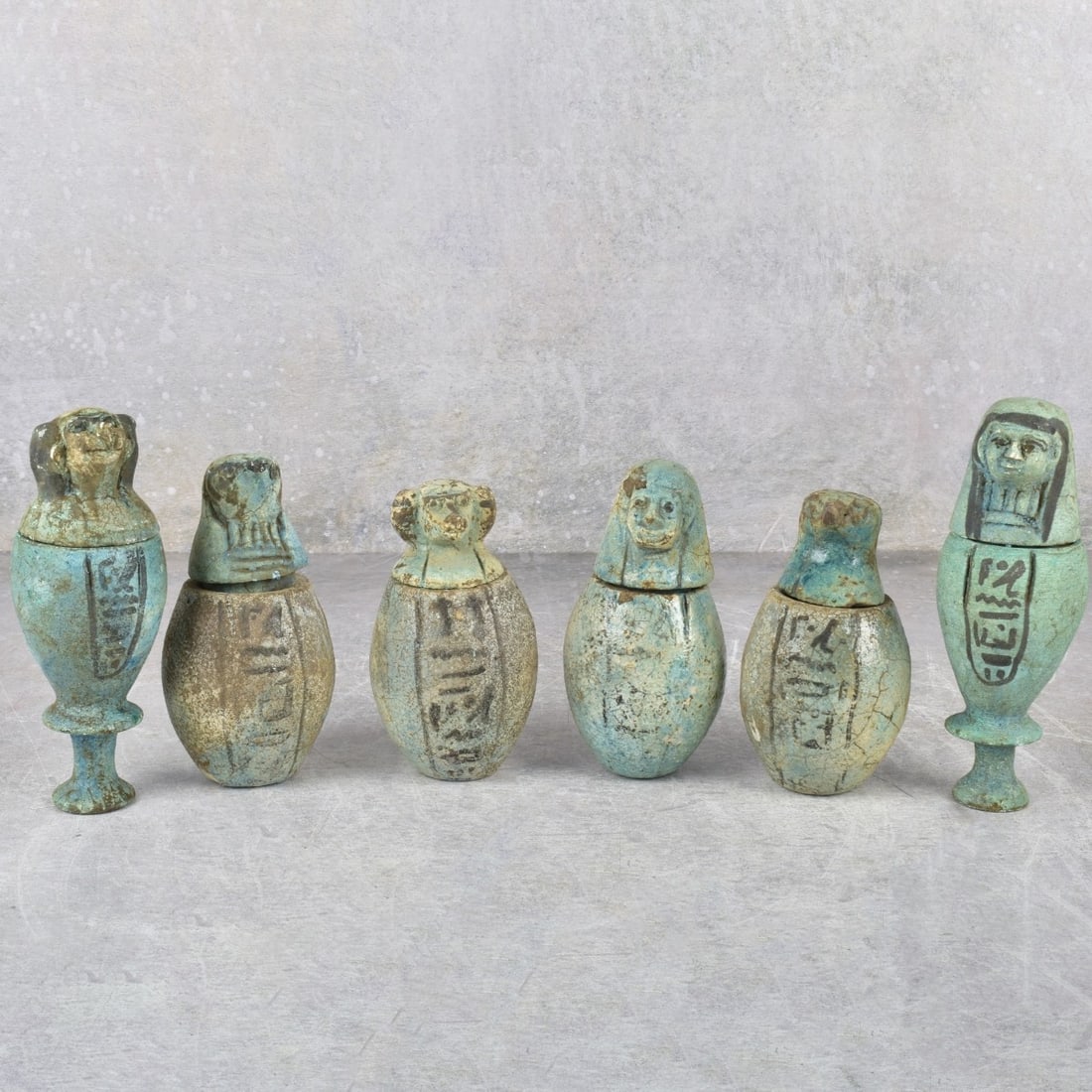 Egyptian Stone and Faience Pieces (1 of 9)