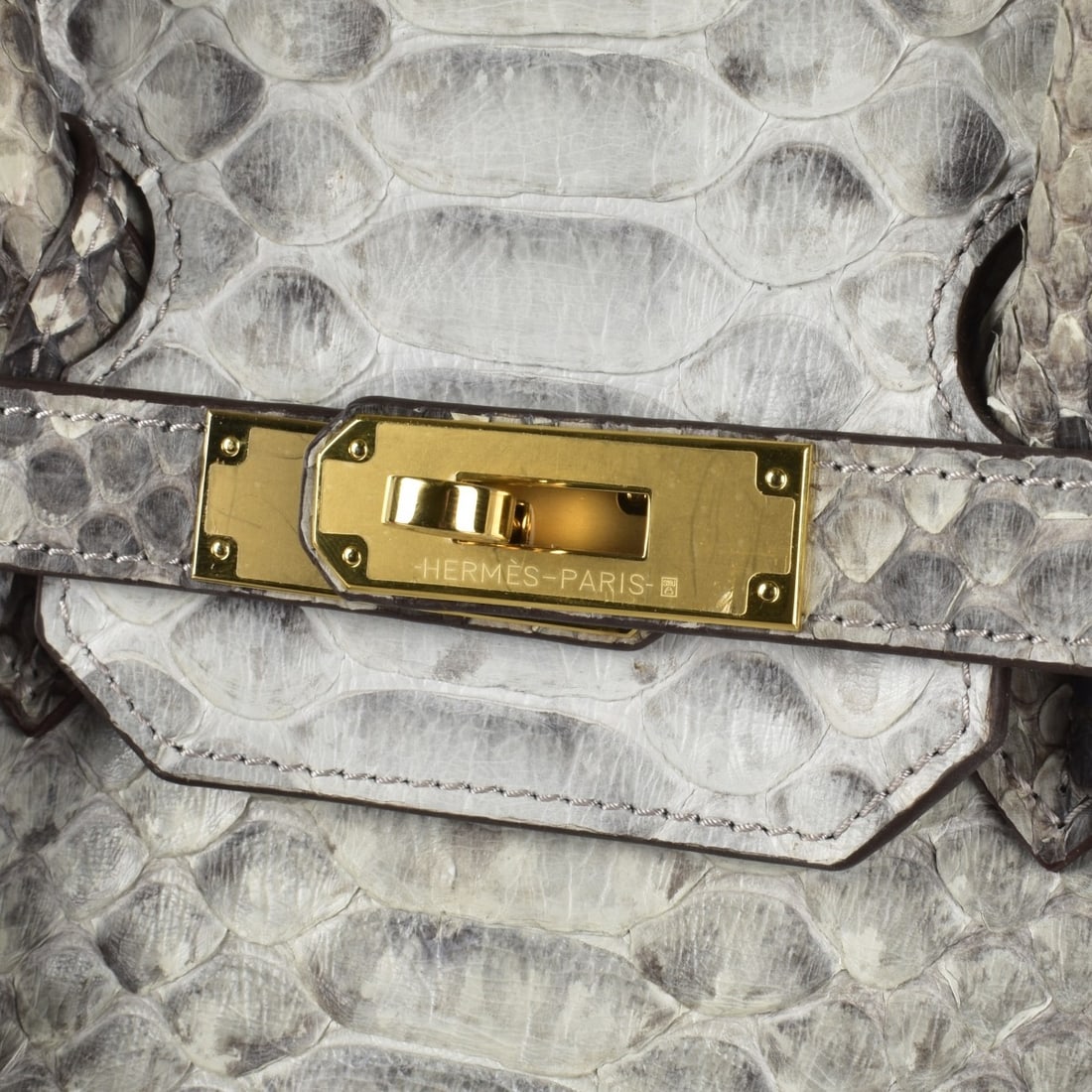 Replica Hermes Birkin Python Bag - 4