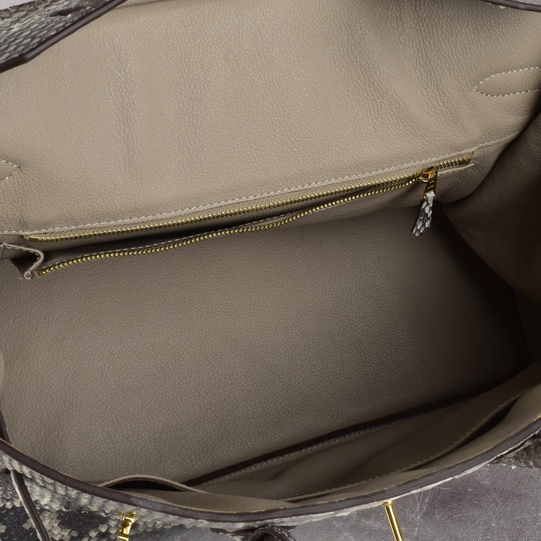 Replica Hermes Birkin Python Bag - 6