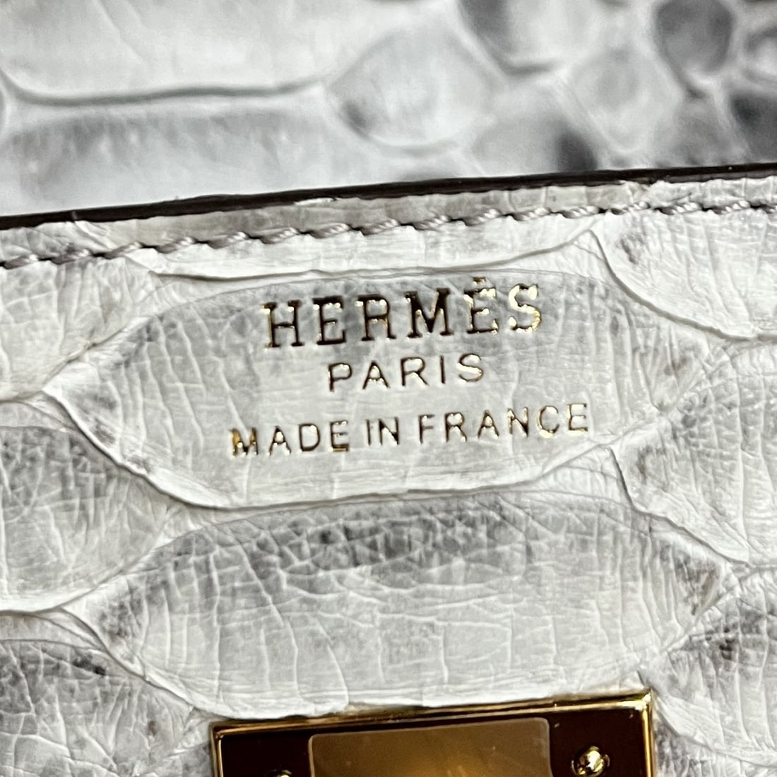 Replica Hermes Birkin Python Bag - 7