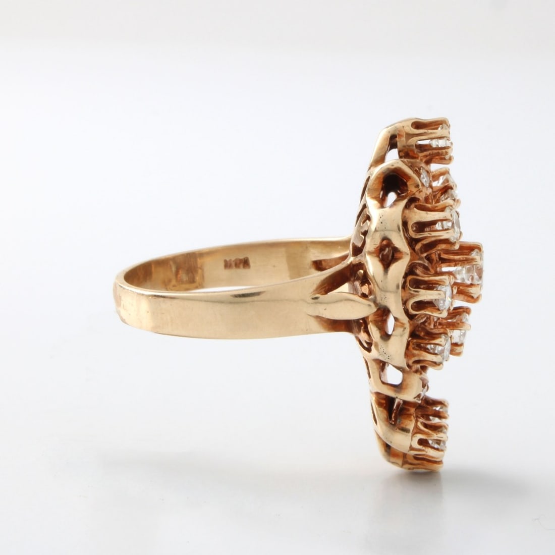 Diamond and 14K Ring - 4