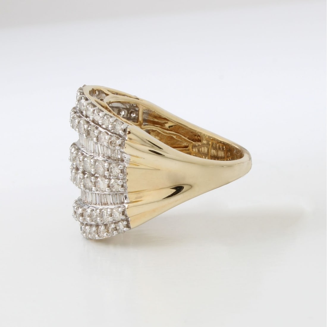 Diamond and 10K Ring - 3