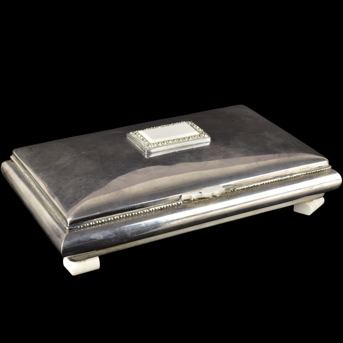 Art Nouveau 925 Sterling Silver Box (1 of 8)