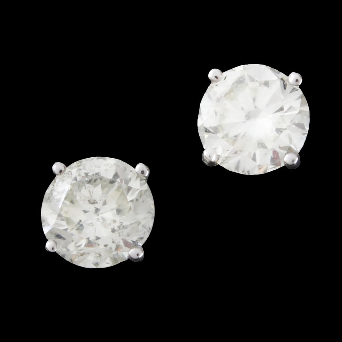 Diamond and 14K Ear Studs (1 of 2)