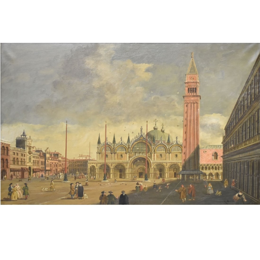 Basilico di San Marco, Venezia Oil on Canvas (1 of 9)