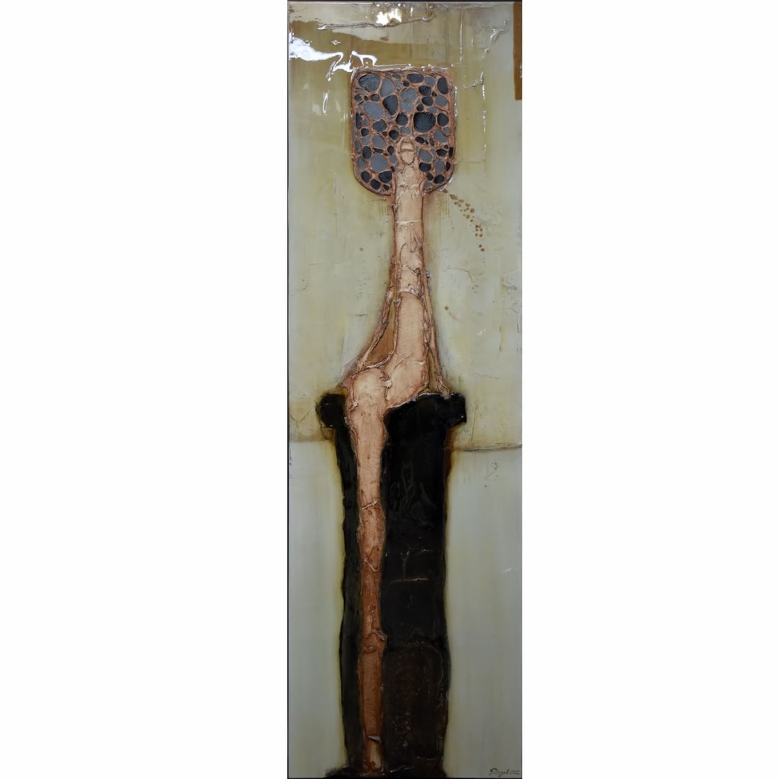 Sylvain Tromblay, Canadian (b. 1966): Sylvain Tromblay, Canadian (b. 1966) Abstract Acrylic on Coated Canvas. Unframed. Artist signed bottom right-hand corner. Kodner Galleries offers phone and absentee bidding at a low, flat 21%