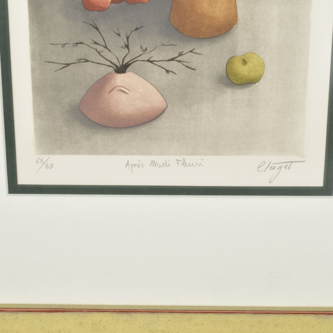 Framed Colored Lithographs - 5